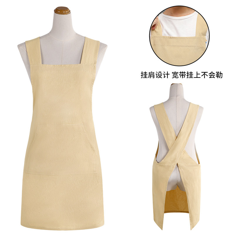 儿童围裙定制logo印字男女孩幼儿园可爱日式背带罩衣防水绘画家用 - 图3