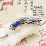 Металлическая изогнутая трубка, аксессуары, этнический аксессуар ручной работы