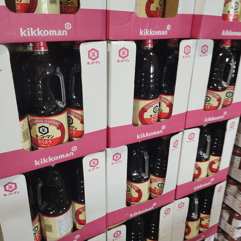 Costco开市客代购日本进口kikkoman SOY SAUCE万字牌德用酱油1.8L_虎窝淘