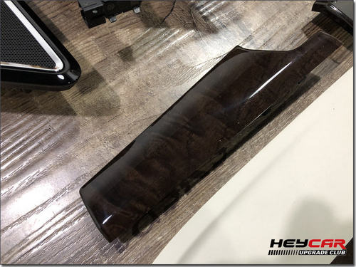 适用于大众辉昂桃木拉丝内饰条黑桃木饰板套件 - 图3