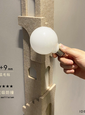 idea78客厅转角装饰墙角防撞软包