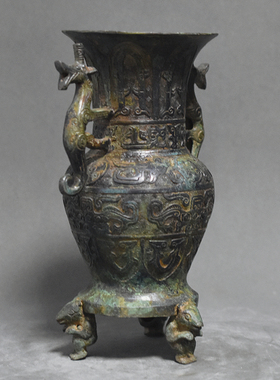 御如意铜摆件复古怀旧