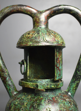 青铜器牛灯古代宫廷宫灯铜灯灯具