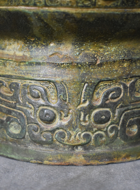 安徽龙虎商代收藏展览仿古青铜器