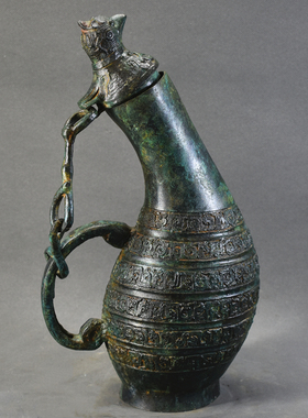 陕西酒壶中式风软装饰品影视道具