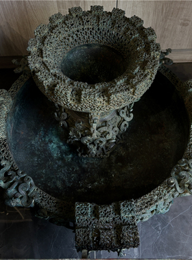 纯铜曾侯乙尊盘御尊仿古青铜器