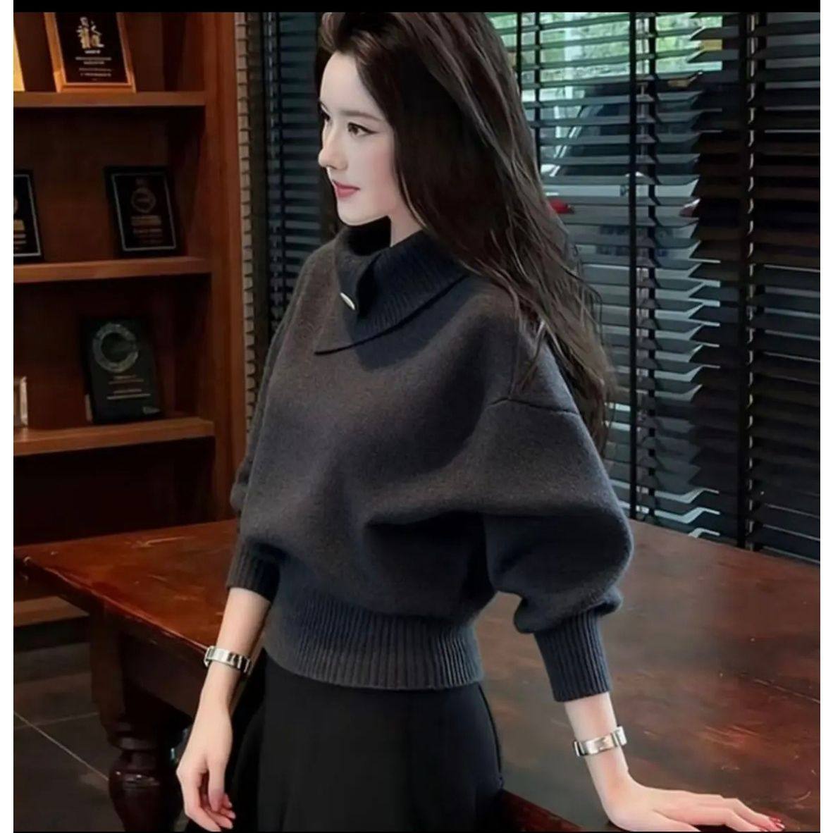 不起球打底针织衫东莞大朗新款2025工厂直销高领毛衣女桐乡上衣秋,淘宝优惠券,粉丝福利购,淘宝优惠卷