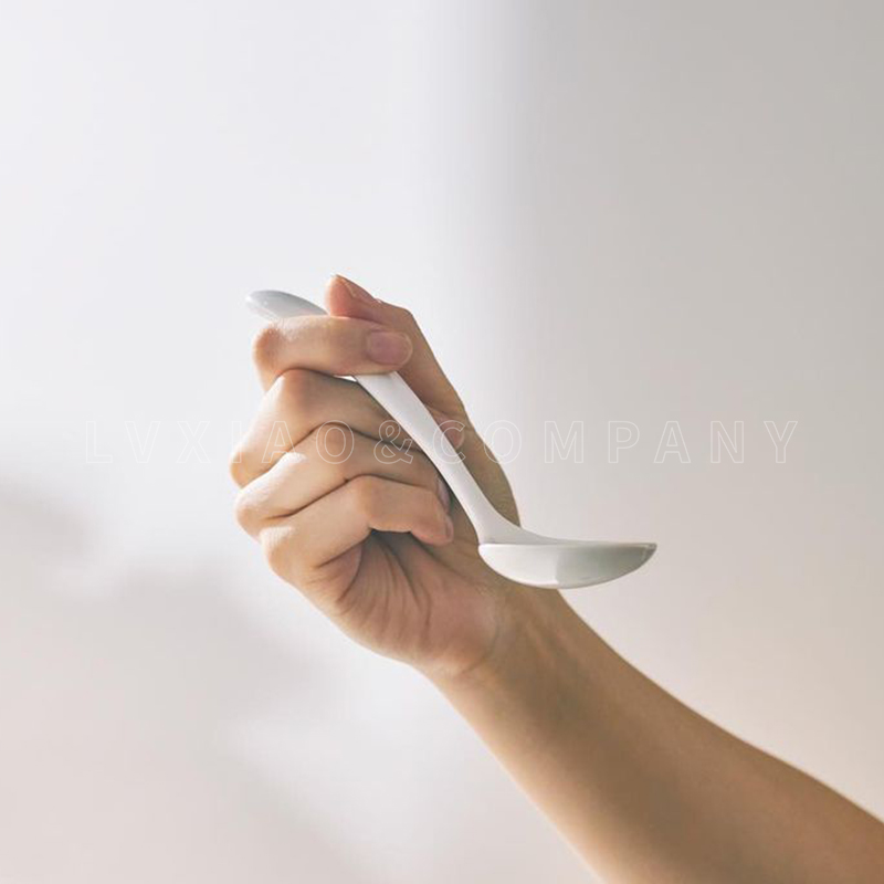 ORIGAMI日本咖啡杯测碗陶瓷比赛闻香杯带刻度线咖啡杯测勺不锈钢-图2