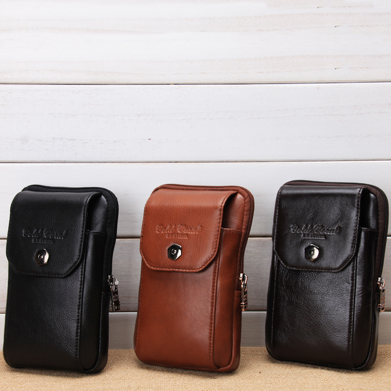 华为荣耀note8真皮手机腰包edi-al10男穿皮带挂