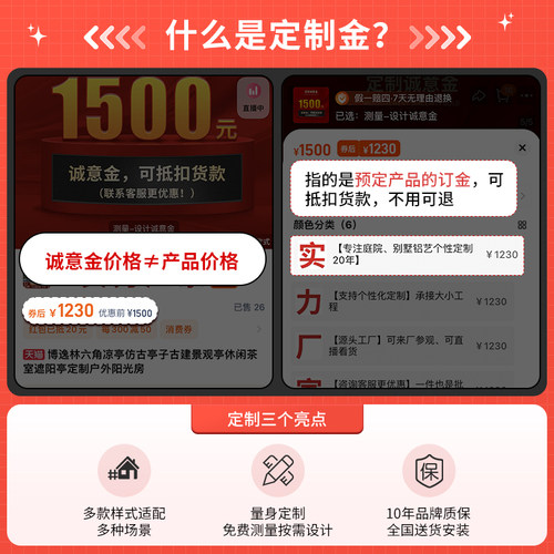 庭院阳光房别墅茶室半铝板壁画屏风定制花园休闲玻璃房铝合金凉亭 - 图2