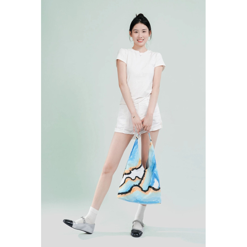 无则艺【插兜包】生命小众简约时尚百搭轻便夏季印花多口袋,淘宝优惠券,粉丝福利购,淘宝优惠卷