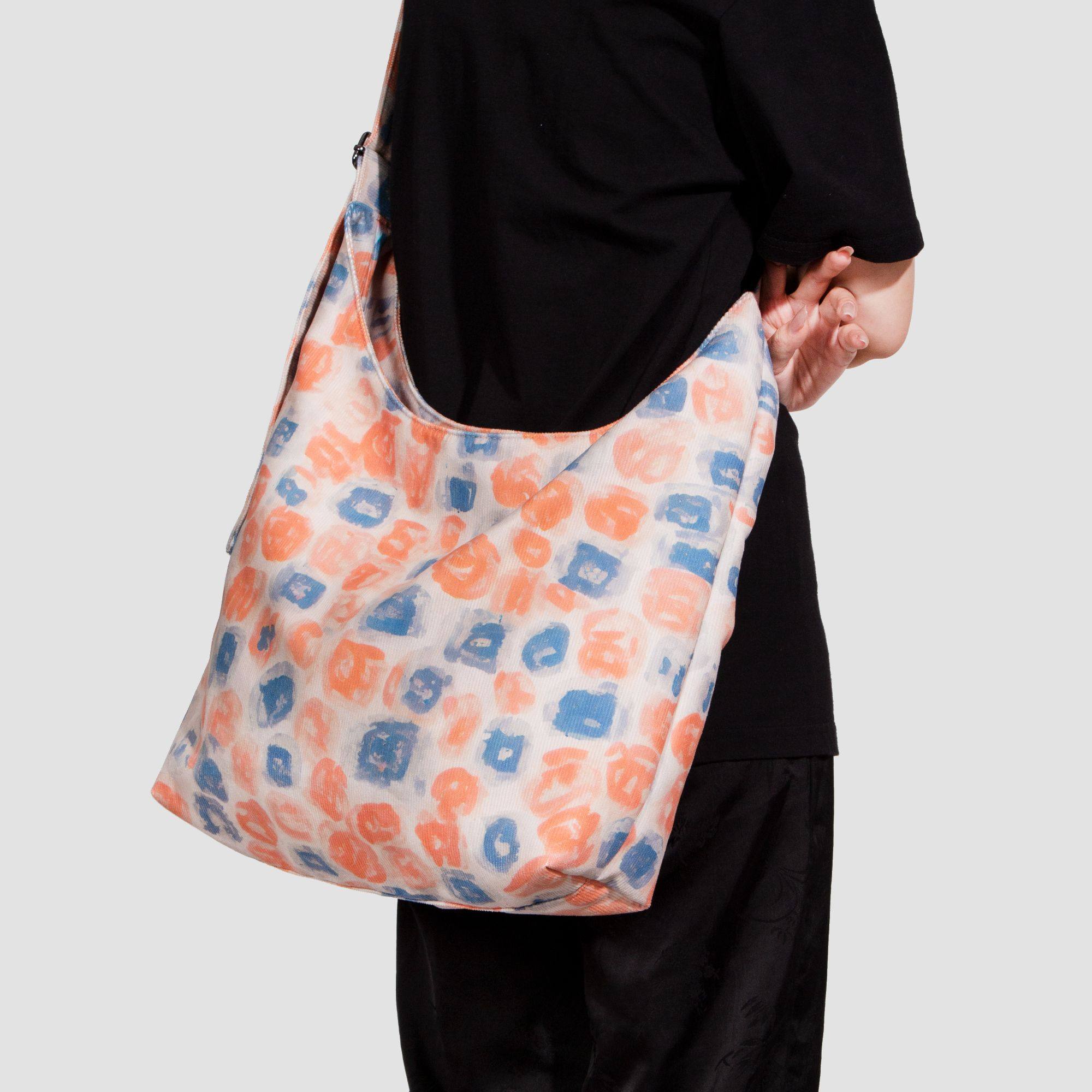 无则艺【宽带月牙包】时尚百搭小众便携灯芯绒ins单肩斜挎包布包,淘宝优惠券,粉丝福利购,淘宝优惠卷