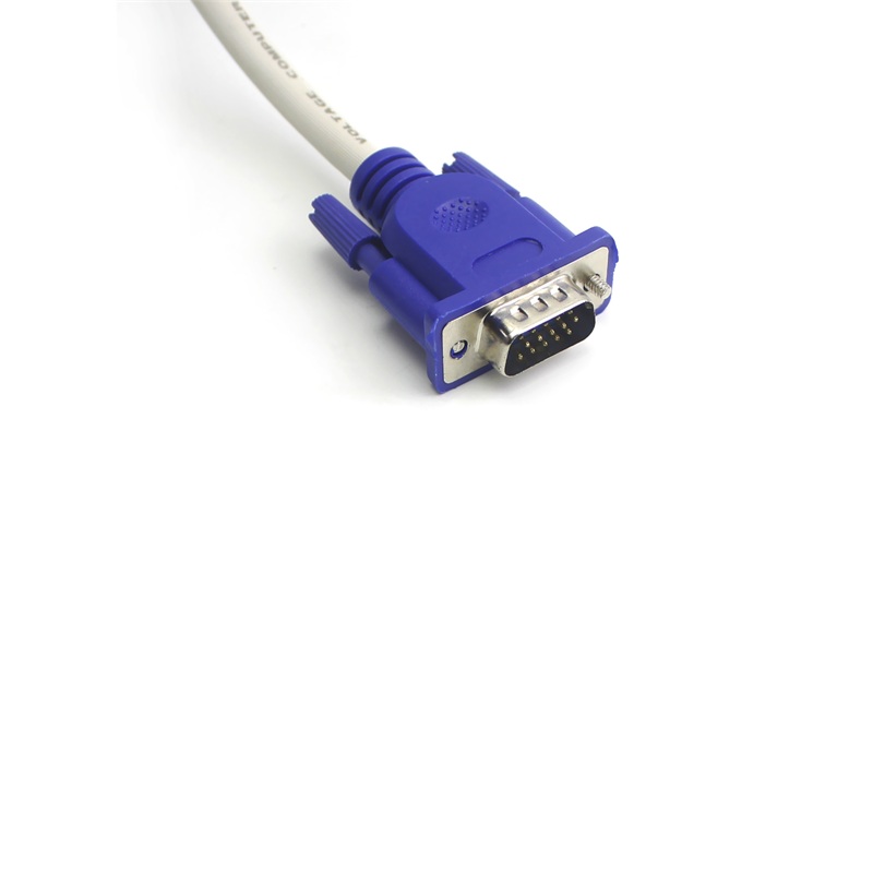 八鹰VGA线电脑显示器连接线台式机主机视频线显示屏数据线传输线加长线屏幕信号线投影仪电视高清线延长线 - 图0