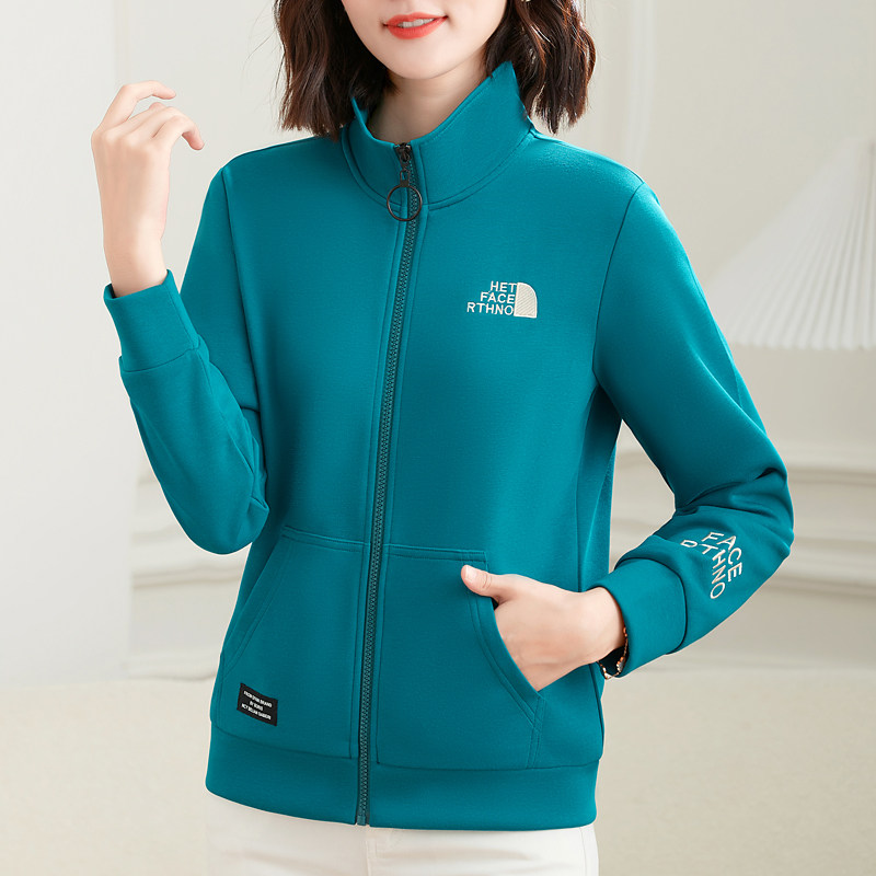 立领2023年新款时尚宽松薄款棉卫衣 清歌卫衣/绒衫