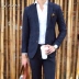 Mr. Lu San 2019 Thu mới Giới trẻ Bộ đồ vest nam Bộ đồ liền thân mỏng hai mảnh Hàn Quốc - Suit phù hợp áo sơ mi nam Suit phù hợp