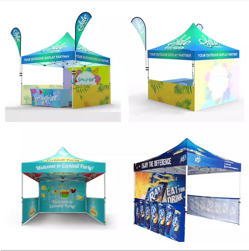 户外广告帐篷定制logo遮阳棚印字展业活动宣传伞订做四脚摆摊帐篷,淘宝优惠券,粉丝福利购,淘宝优惠卷