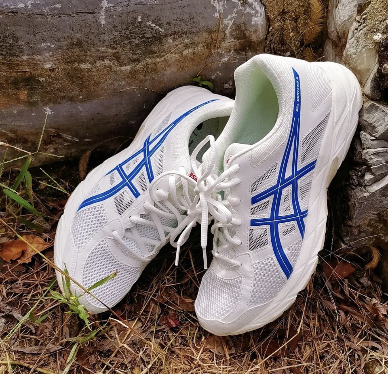 Asics 亚瑟士  Gel-Contend 4 缓冲入门级慢跑专业跑鞋 T8D4Q - 图0