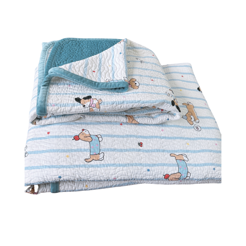 加厚保暖牛奶绒床盖三件套一面纯棉一面宝宝绒绗缝夹棉床单炕盖,淘宝优惠券,粉丝福利购,淘宝优惠卷