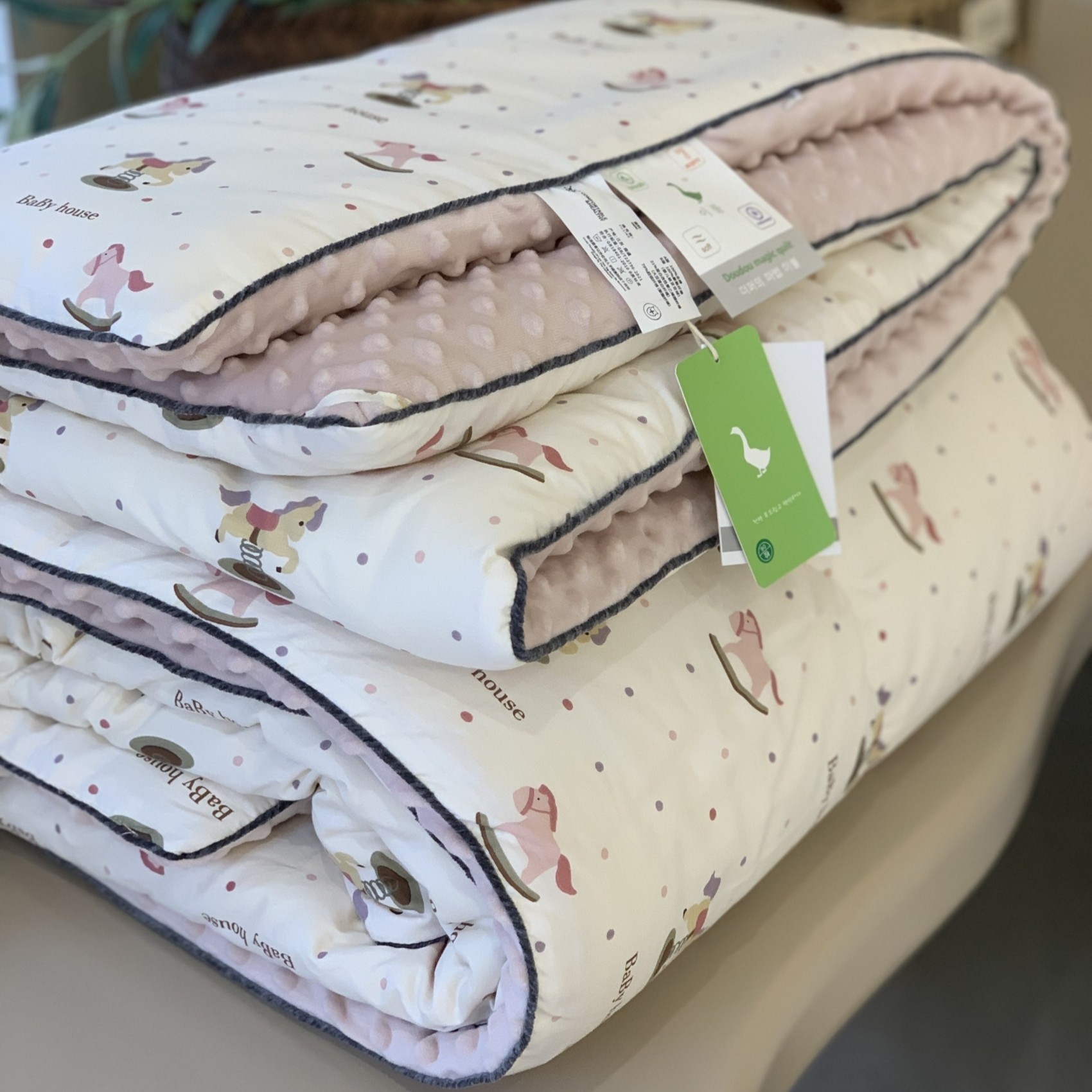 韩国大鹅单人豆豆被可机洗春秋被双人可爱卡通暖气房保暖透气被子,淘宝优惠券,粉丝福利购,淘宝优惠卷