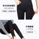 Black leggings for women to wear as spring and autumn elastic slimming outerwear