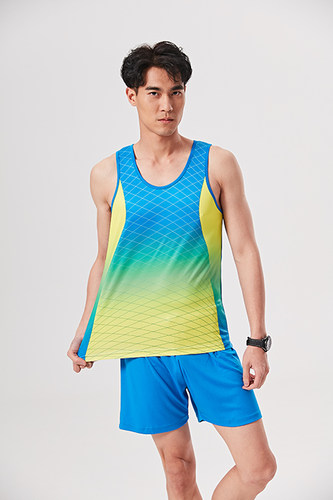 包邮2021新款正品田径运动服 男 田径服套装 跑步训练服套装 女款 - 图1