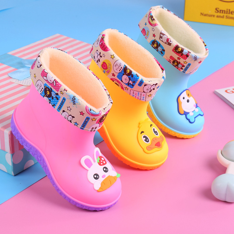 宝宝雨鞋男童女童卡通黄鸭雨靴女童幼儿防滑小孩胶鞋子儿童水筒鞋,淘宝优惠券,粉丝福利购,淘宝优惠卷