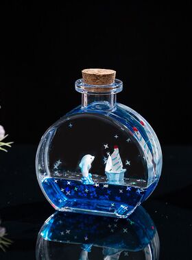 地中海系香水瓶帆船油滴
