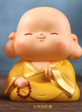 卡通创意国潮禅意桌面摆件