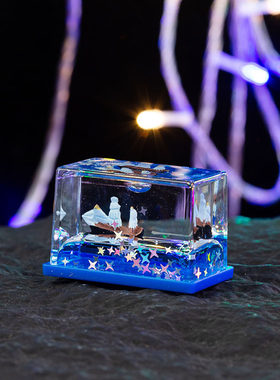 卡通系迷你小长方入油油滴液体