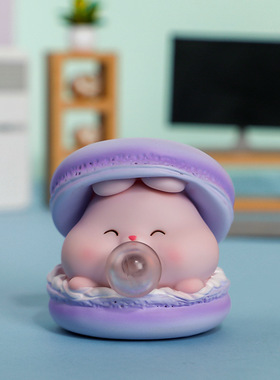 泡泡马卡龙解压摆件创意可爱