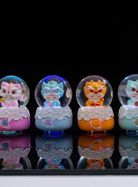 神兽发光水晶球卡通潮玩周边