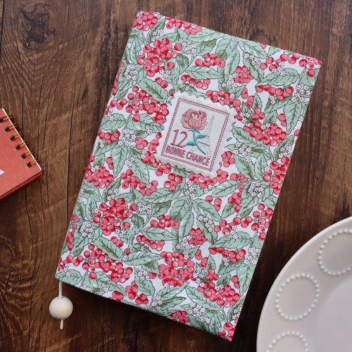 真我 果子信笺。复古文艺手工布书衣 手账本 A5A6手帐封套笔记本 - 图3