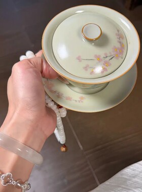 手链 【月下美人】猫眼白月冰透贵妃镯百搭温柔时尚设计款高冰手