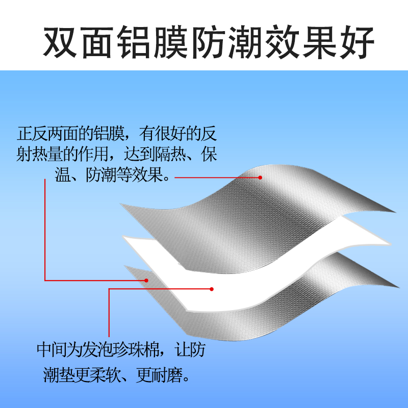 防潮垫户外露营加厚野餐垫便携防水野炊垫子家用帐篷宿舍睡垫地垫