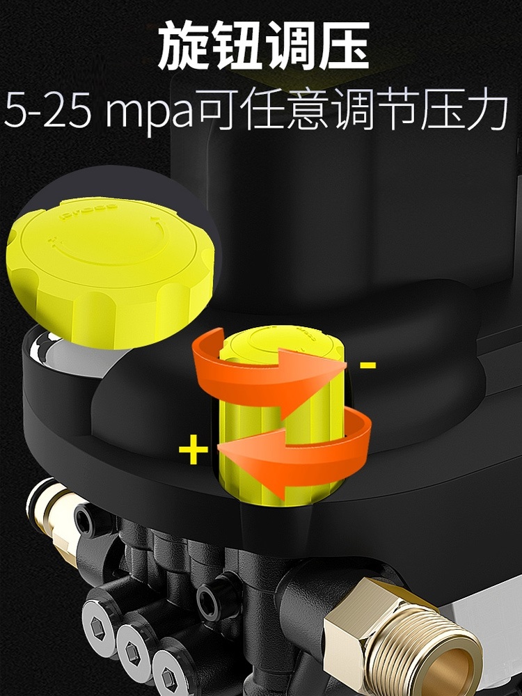 指南车青龙洗车家用高压水泵抢小型机便携220v全自动刷车水枪神器 - 图1