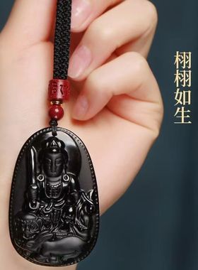 2026黑曜石本命佛生肖男女项链