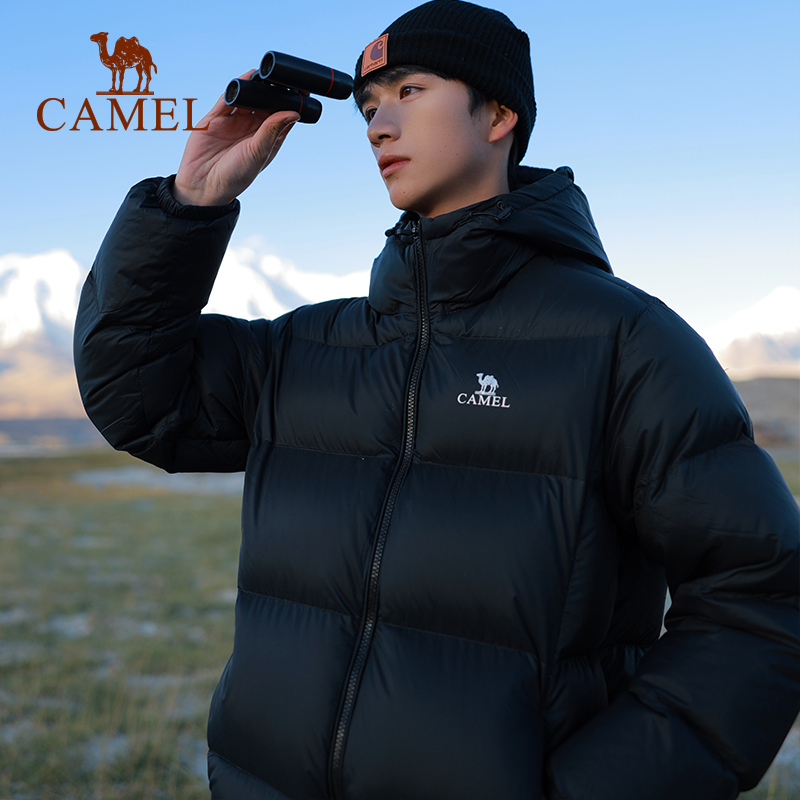 骆驼羽绒服女2024新款