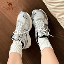 迪丽热巴同款骆驼徒步鞋银灰复古男女通用