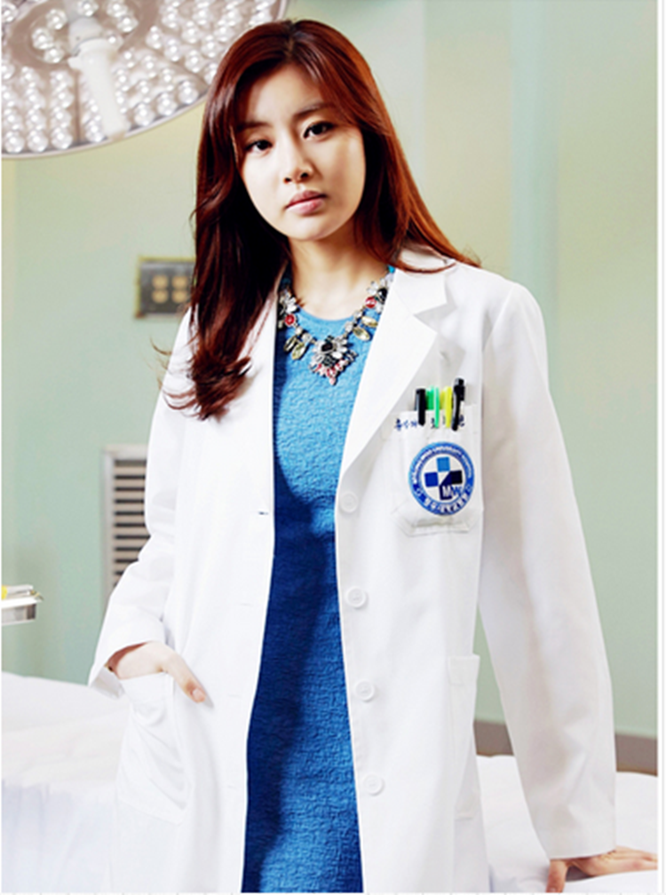 Nurse uniform Korean style summer and winter clothing long and short sleeve white coat tattoo artist beautician pet hospital dental oral pharmacy
