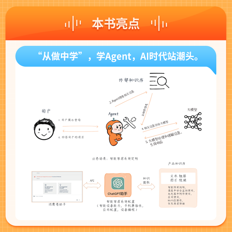 大模型应用开发 动手做AI Agent(彩印) AIGC大模型智能代理ai人工智能机器深度学习gpt应用 - 图3