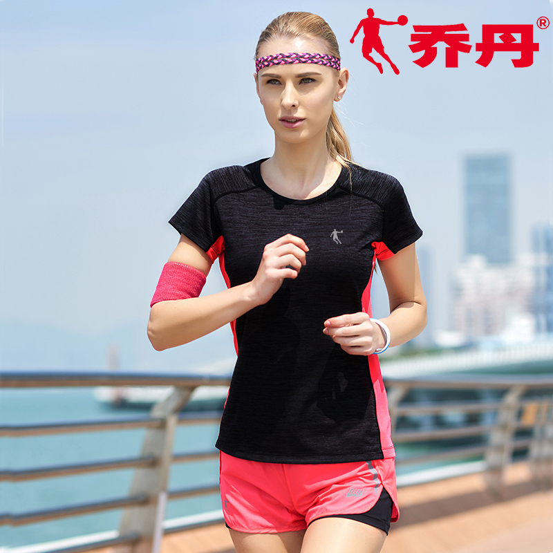 Jordan Short Sleeves T-shirt Women's 2020 Spring/Summer New Women's Half Sleeve Round Neck Top Running Fitness Clothing Sportswear