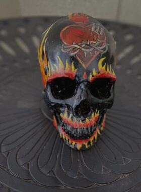 复古风手绘万圣节个性礼物摆件