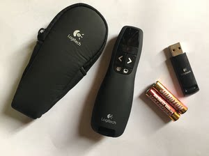 罗技R400/R800 PPT翻页笔无线演示器电子教鞭投影教师遥控激光笔