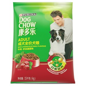 【1】康多乐狗粮成犬拉布拉多金毛柯基比熊宠物狗粮15kg