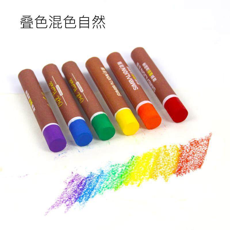 雄狮重色油画棒24色36色二代油画棒套装加粗彩色油画棒美术生蜡笔,淘宝优惠券,粉丝福利购,淘宝优惠卷