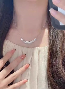 【紫藤花项链】纯银高级感锁骨链