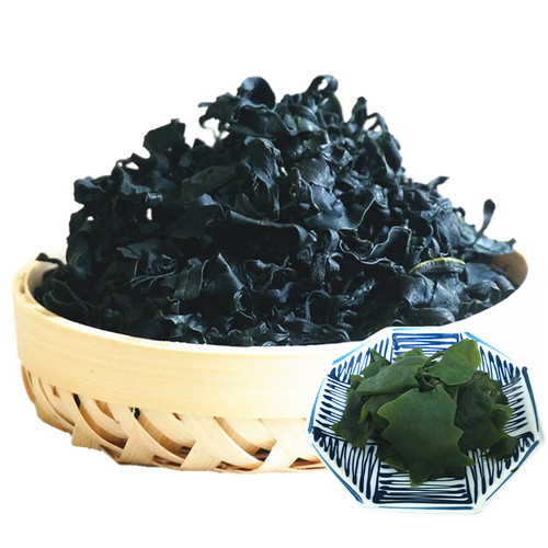 出口裙带菜大连特嫩海木耳海白菜海带芽海藻级干货送500g盐渍叶片 - 图3