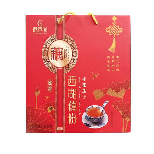 醇香园速溶藕粉杭州特产西湖桂花莲子藕粉礼盒600g/800g营养健康 - 图3