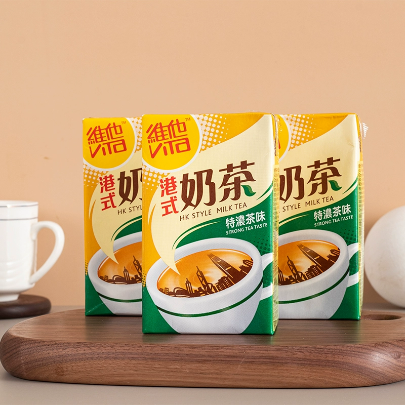 香港版Vita维他奶茶250mlx10盒港式特浓原味奶茶茶饮料下午茶饮品 - 图0