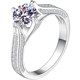 Imported diamond ring jewelry one carat pt950 with certificate
